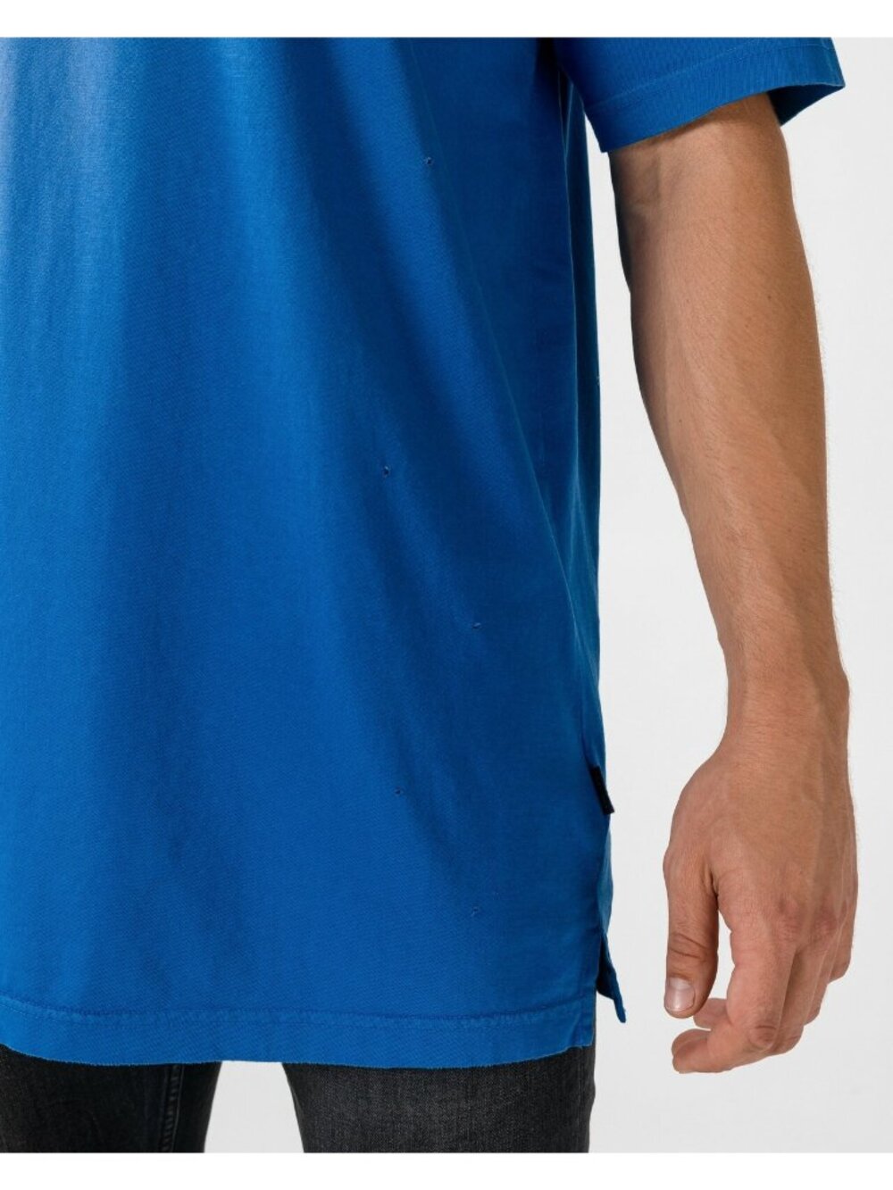 Diesel Men's T-Gila Blue Perforated Oversized T-Shirt Sz M NWT - Picture 9 of 12